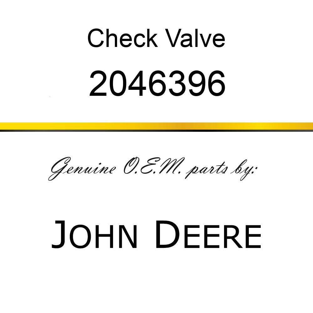 Check Valve - VALVE,CHECK 2046396