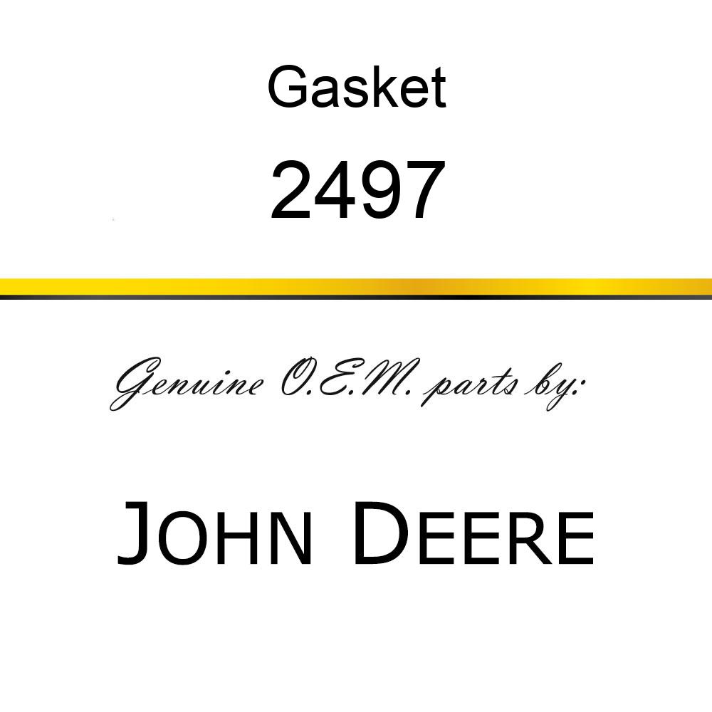 Gasket - GASKET,DISTRIBUTOR CAP 2497