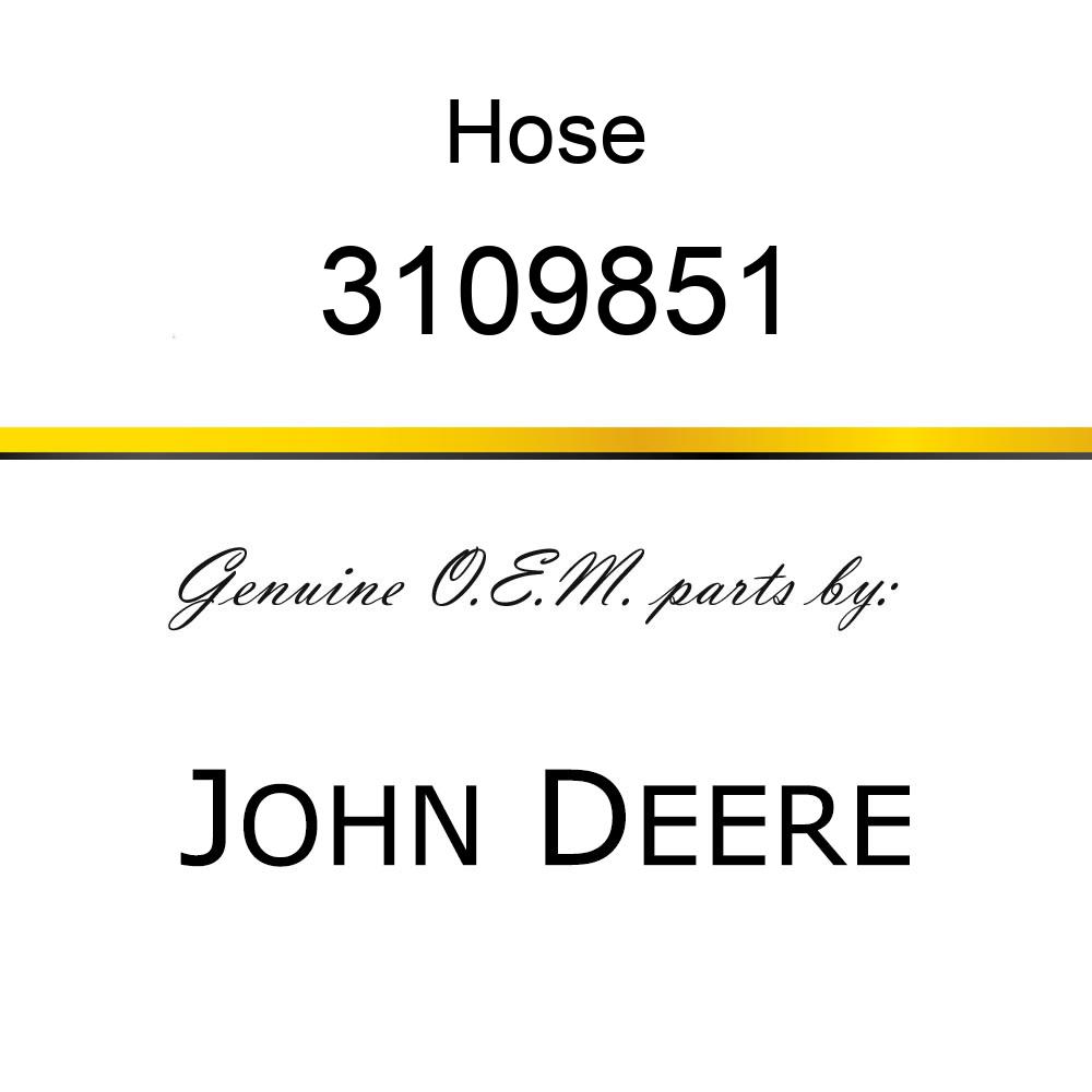 Hose - RUBBER HOSE 3109851