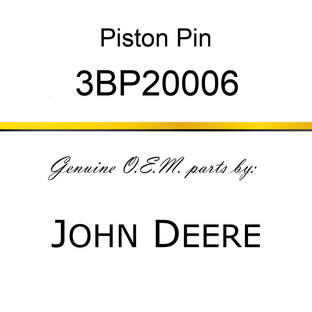 Piston Pin - PISTON PIN 3BP20006