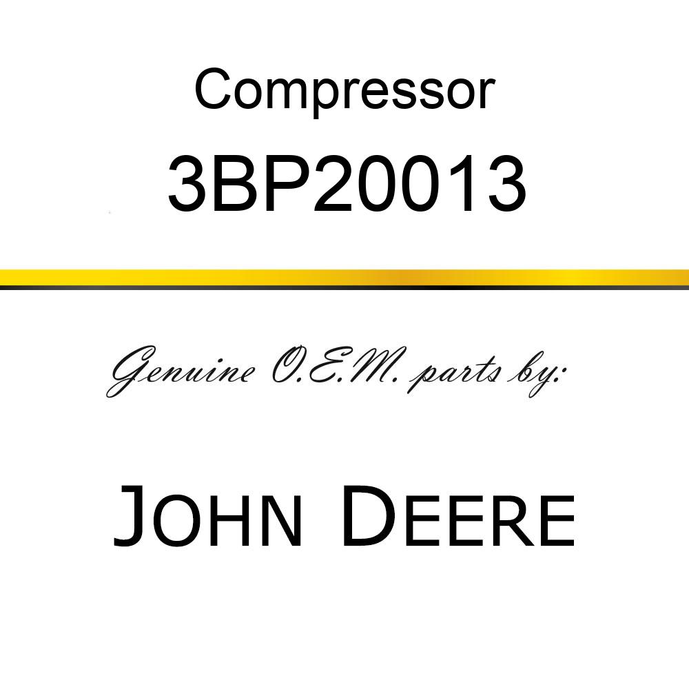 Compressor - TY30Z AIR COMPRESSOR ASSEMBLY 3BP20013