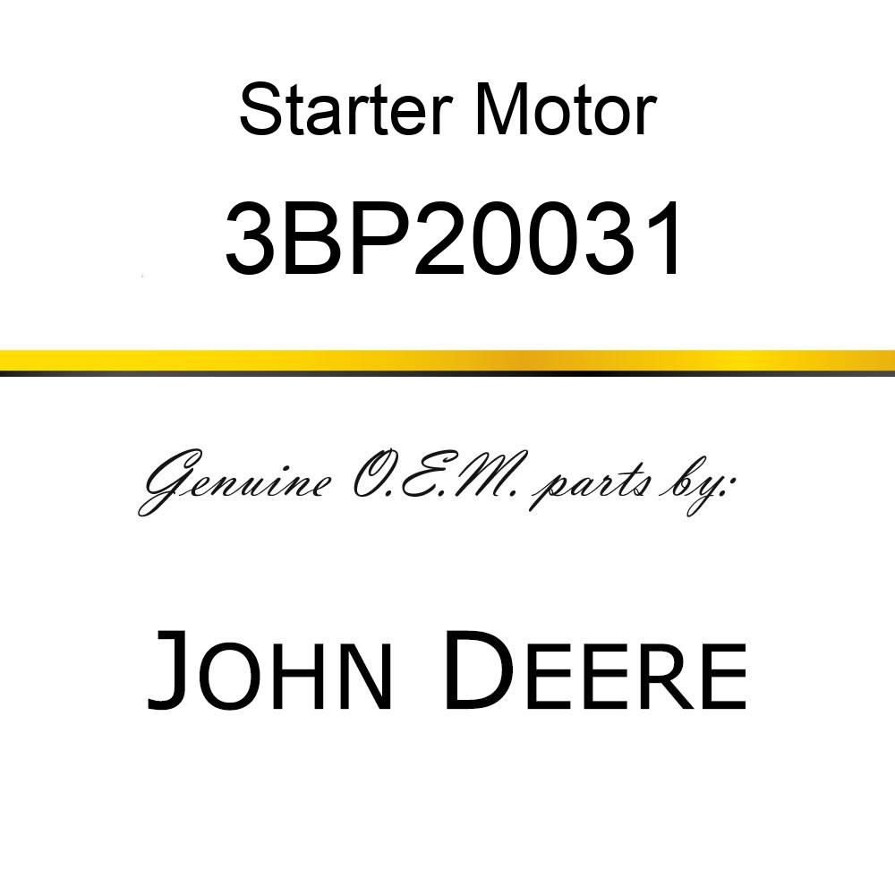 Starter Motor - 554 STARTER 3BP20031
