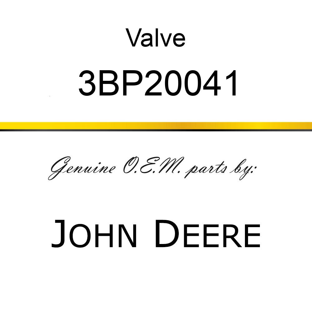 Valve - DISTRIBUTOR ASSEMBLY 3BP20041