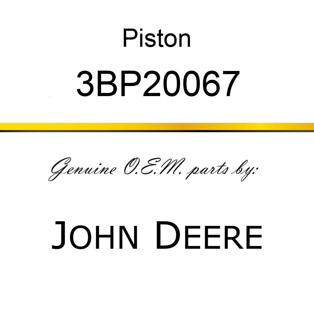 Piston - PISTON 3BP20067