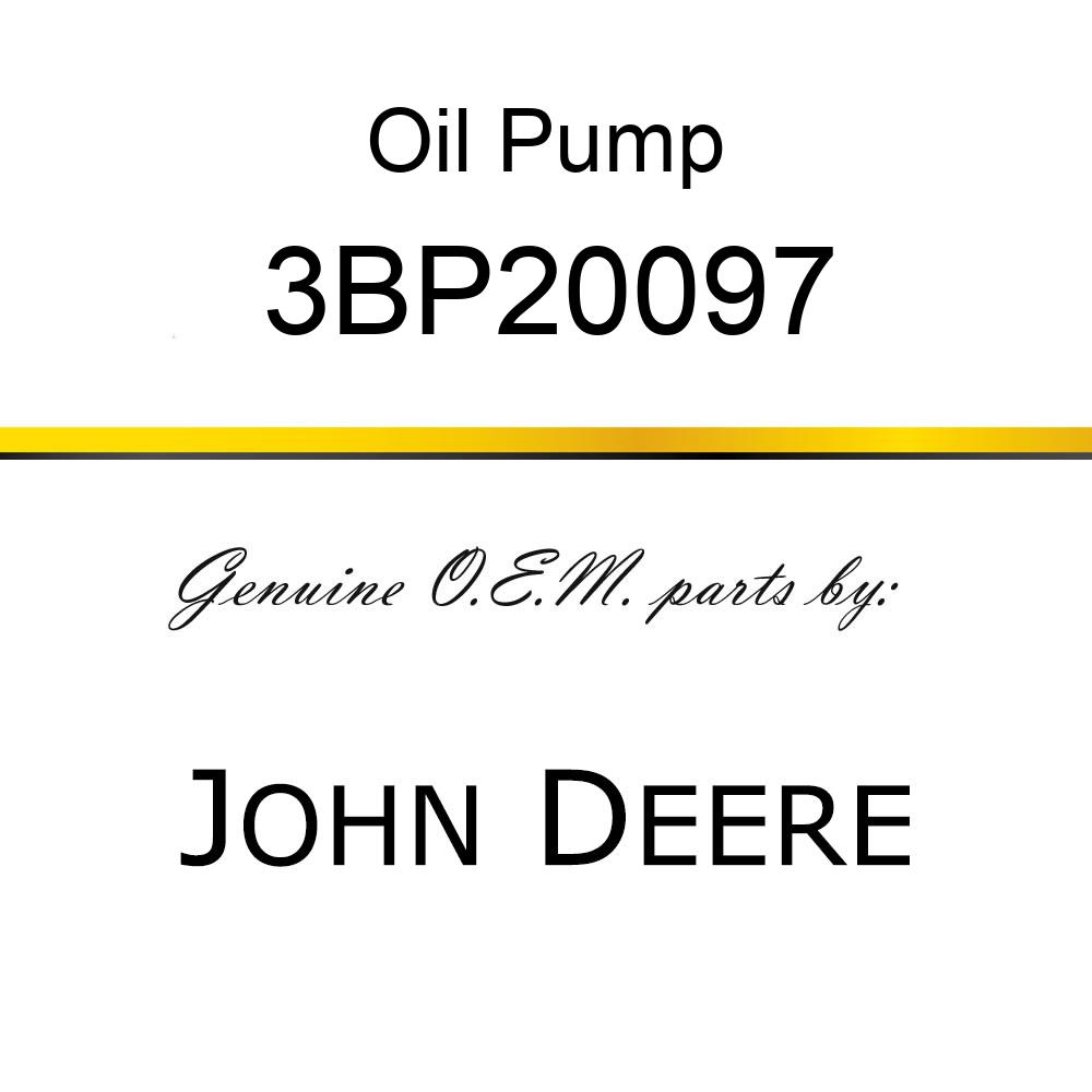 Oil Pump - OIL PUMP 3BP20097