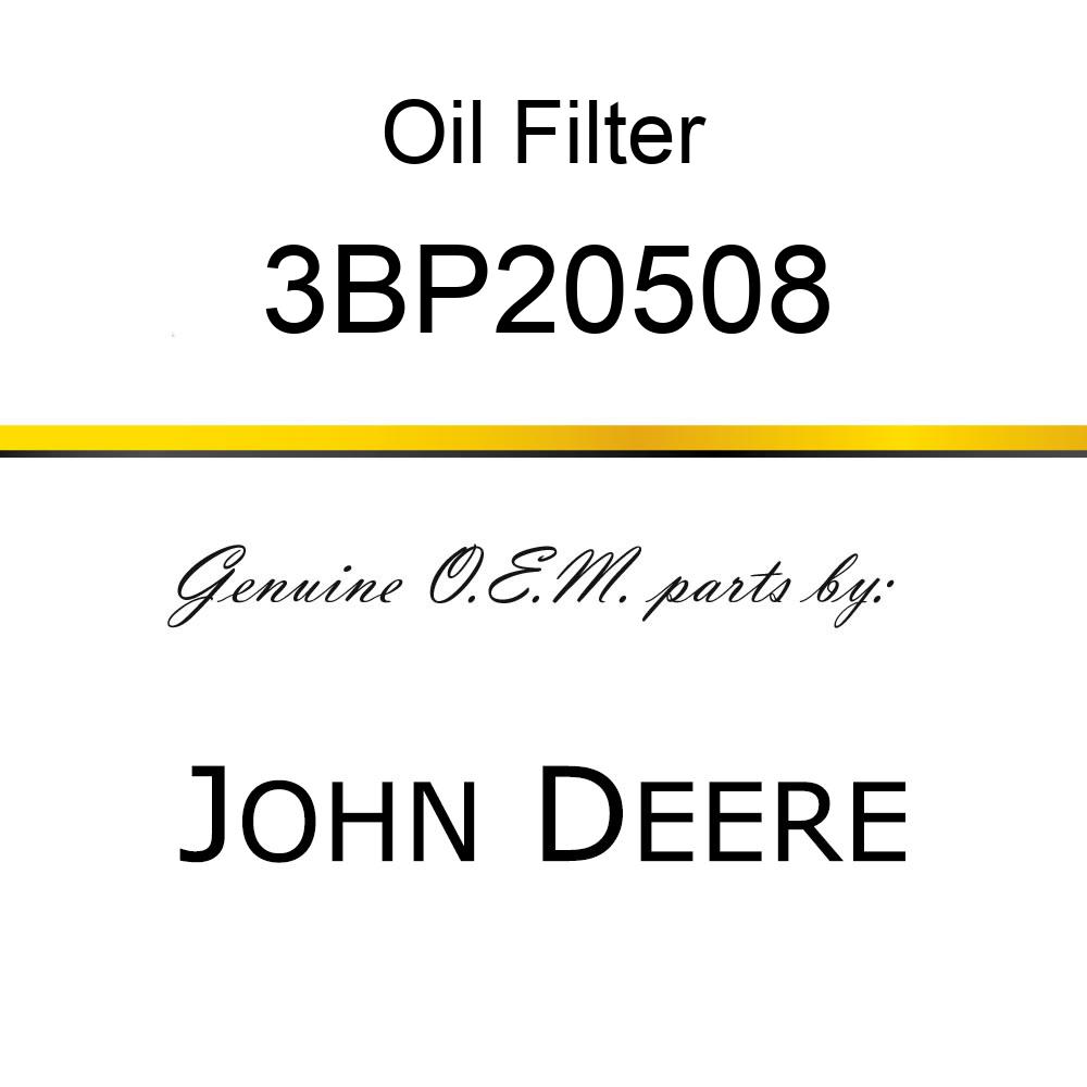 Oil Filter - OIL FILTER 3BP20508