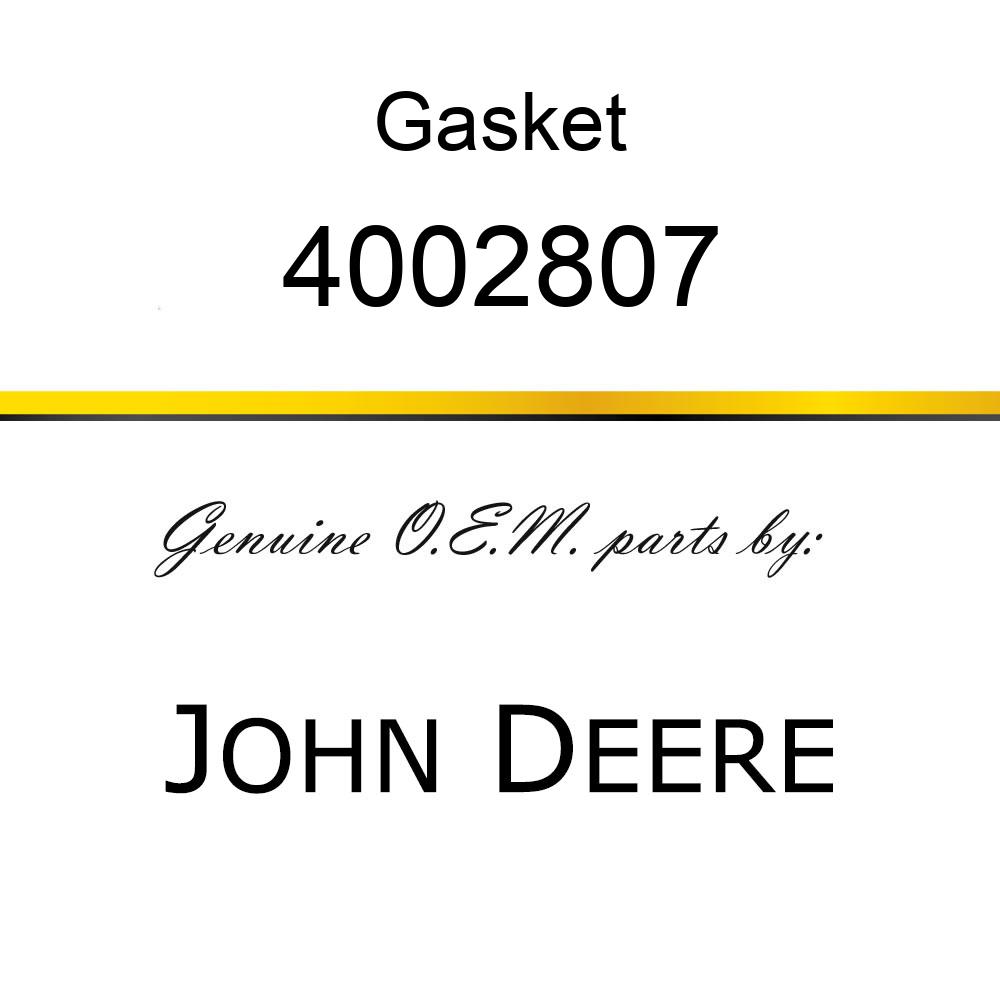 Gasket - GASKET, VALVE BODY 4002807