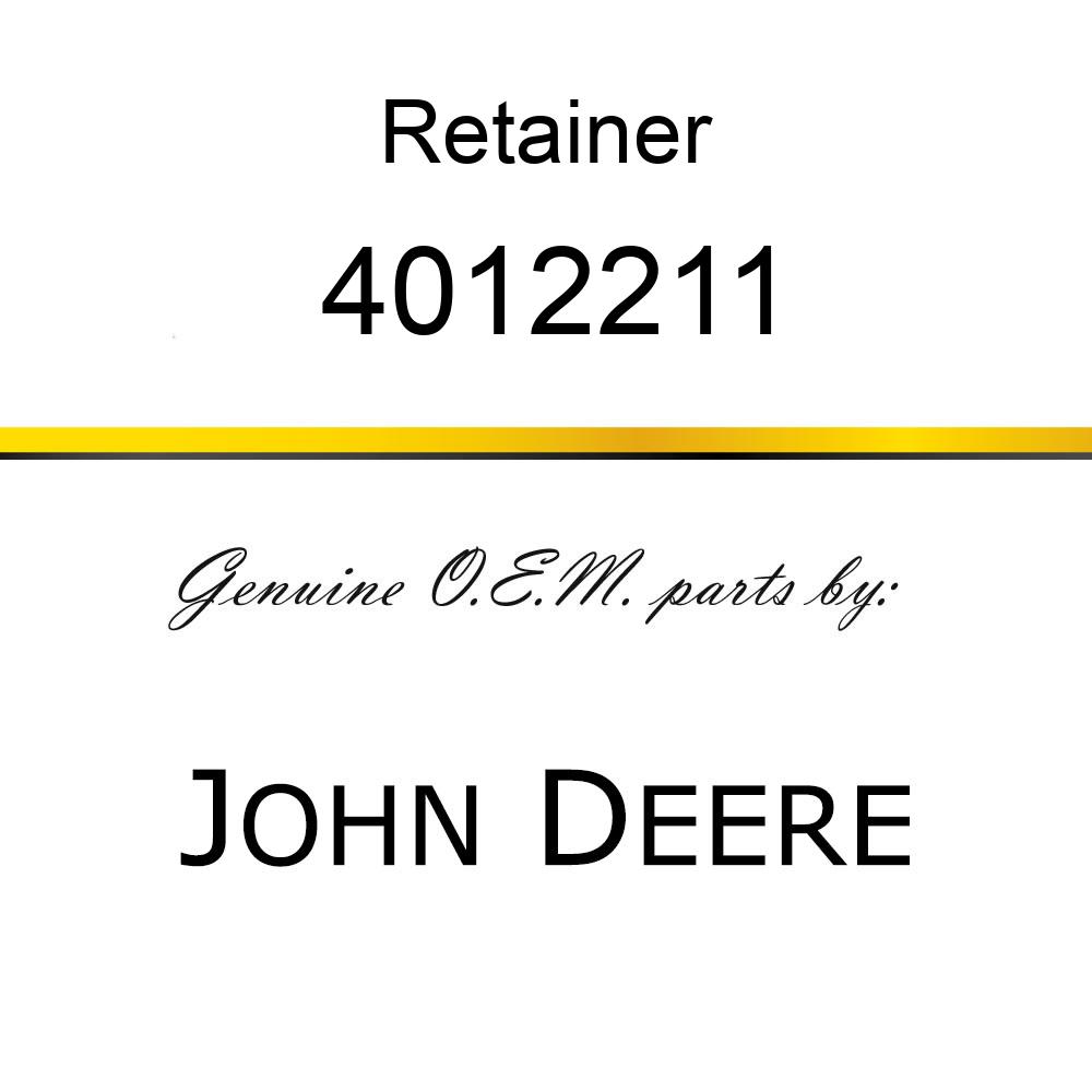 Retainer - RETAINER, CONV BEARING 4012211