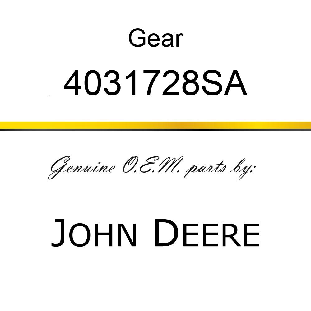 Gear - GEAR, ASM SERV 4031728SA