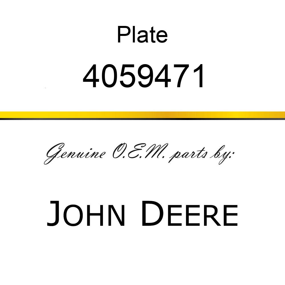 Plate - PLATE, DRIVE ASM 4059471