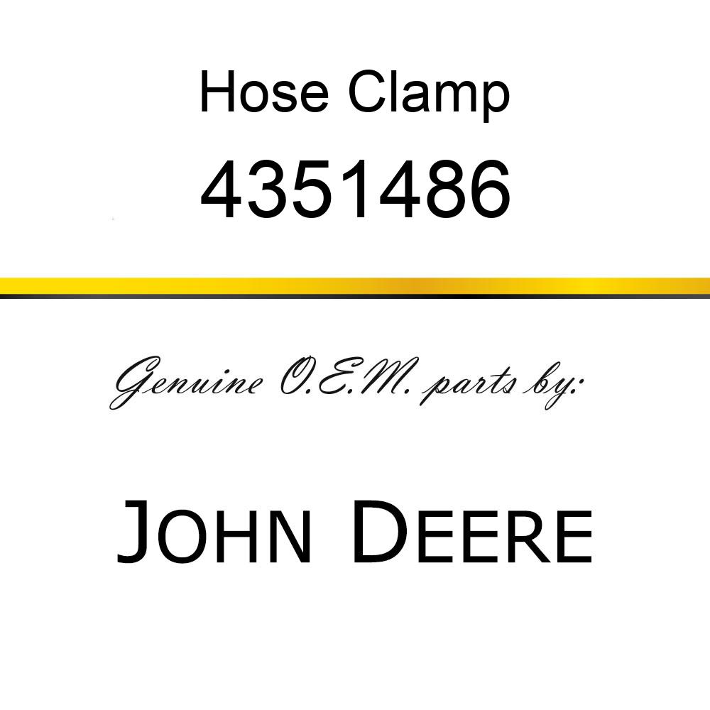 Hose Clamp - CLAMP,HOSE 4351486