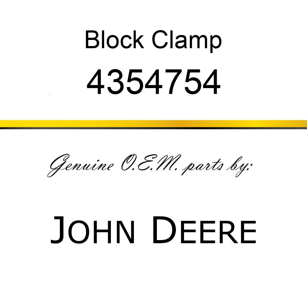 Block Clamp - CLAMP,PIPE 4354754