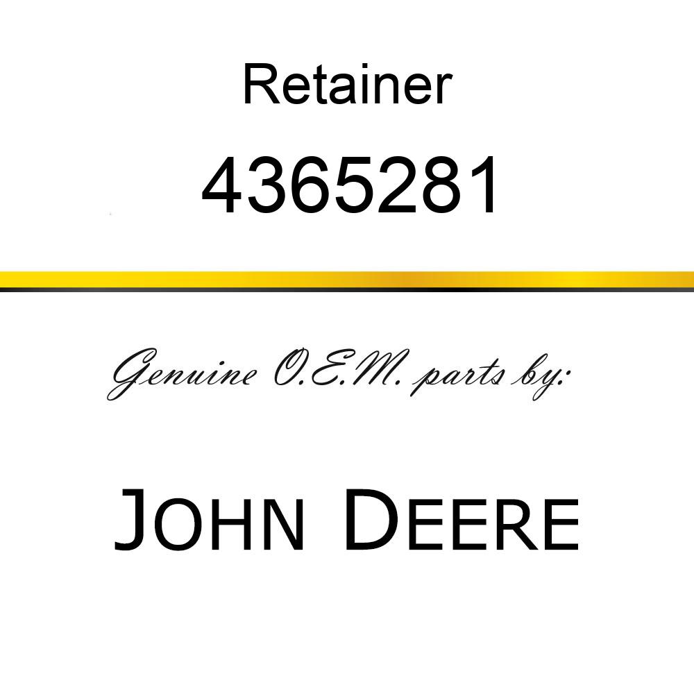 Retainer - STOPPER 4365281