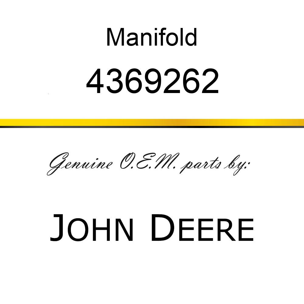 Manifold - BLOCK,SCREW 4369262