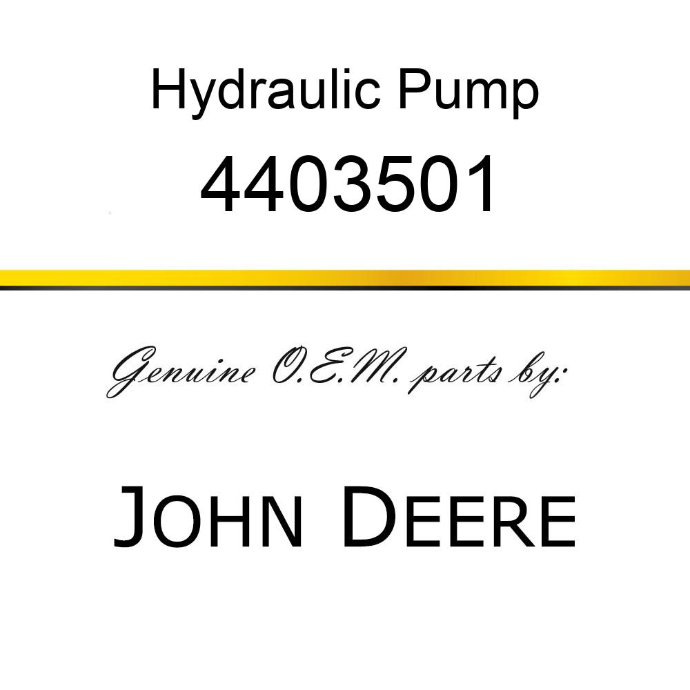 Hydraulic Pump - PUMP,PISTON 4403501