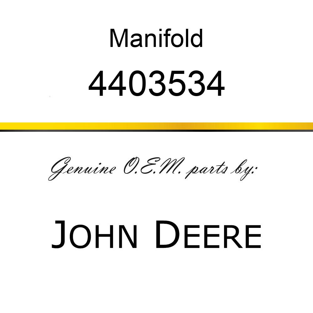 Manifold - JOINT CENTER 4403534
