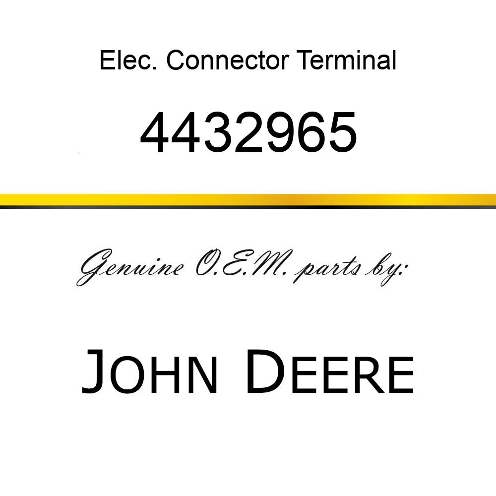 Elec. Connector Terminal - SOCKET 4432965