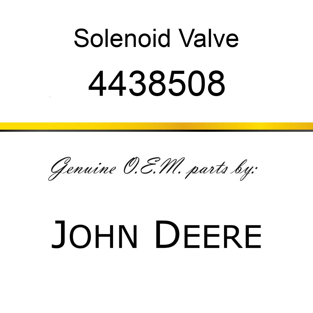 Solenoid Valve - SOLENOID VALVE 4438508