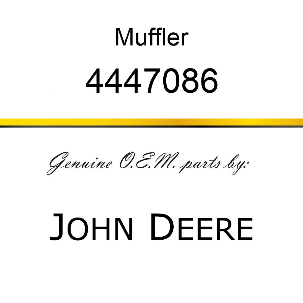 Muffler - MUFFLER 4447086