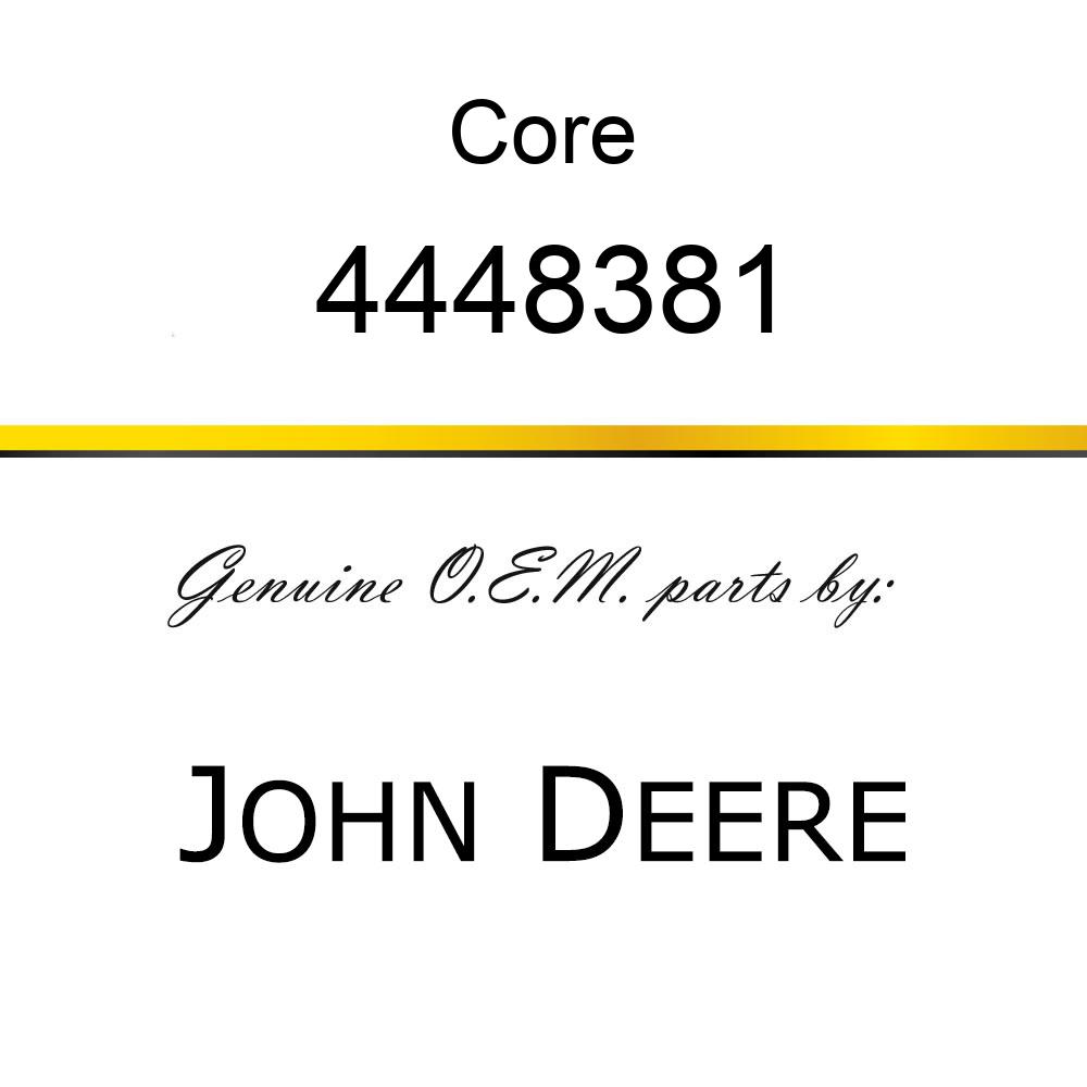 Core - CORE,RADIATOR 4448381
