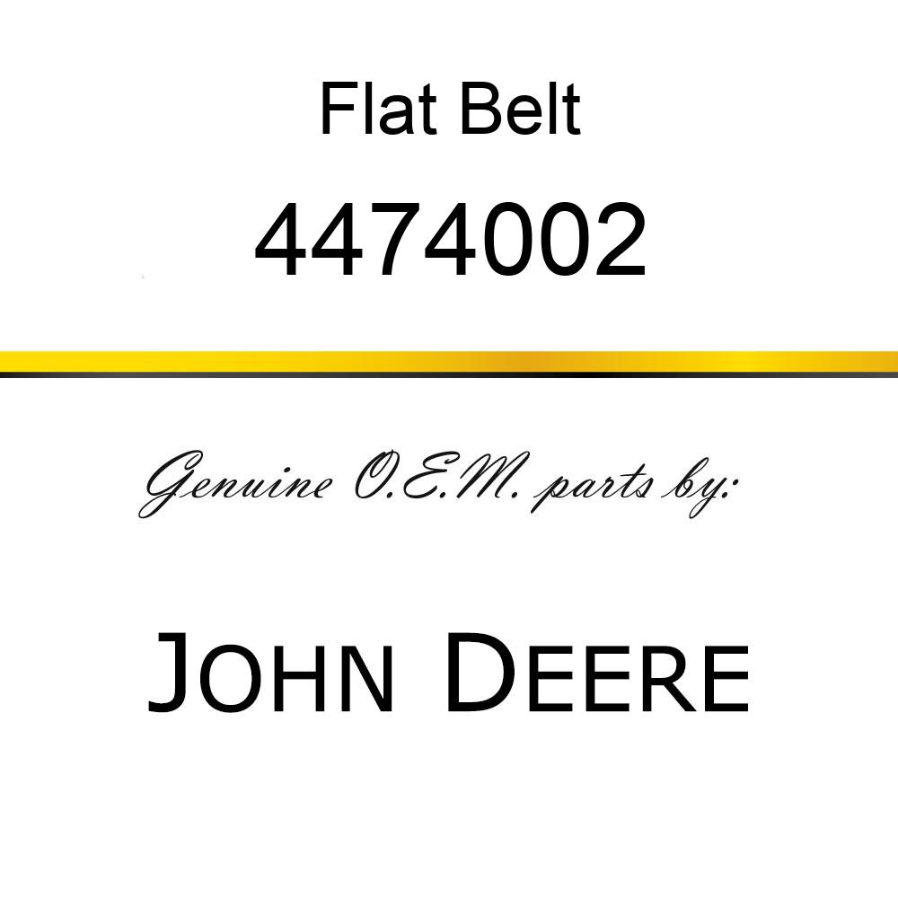Belt Set - BELT,FAN 4474002