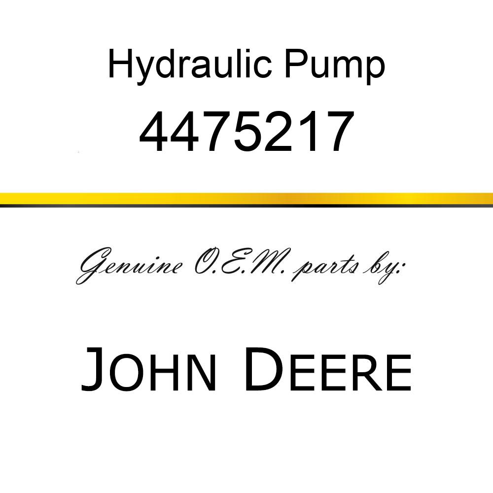 Hydraulic Pump - PUMP,PISTON 4475217