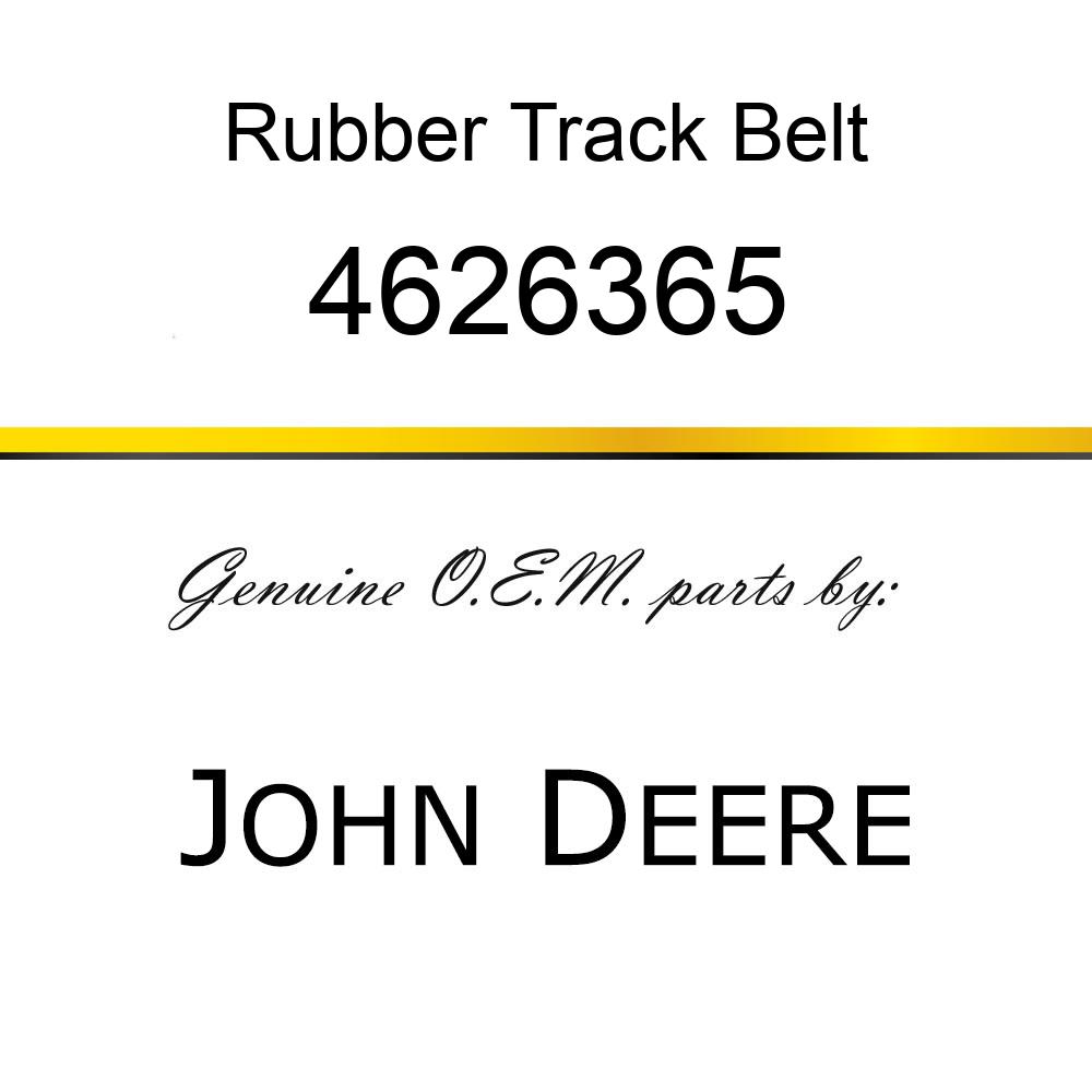 Rubber Track Belt - SHOE ASSY (RUBBER TRACK) 4626365