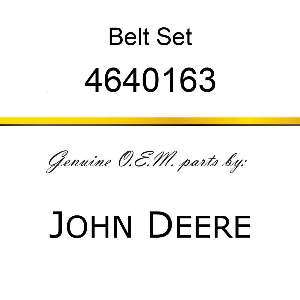 Belt Set - BELT,FAN 4640163