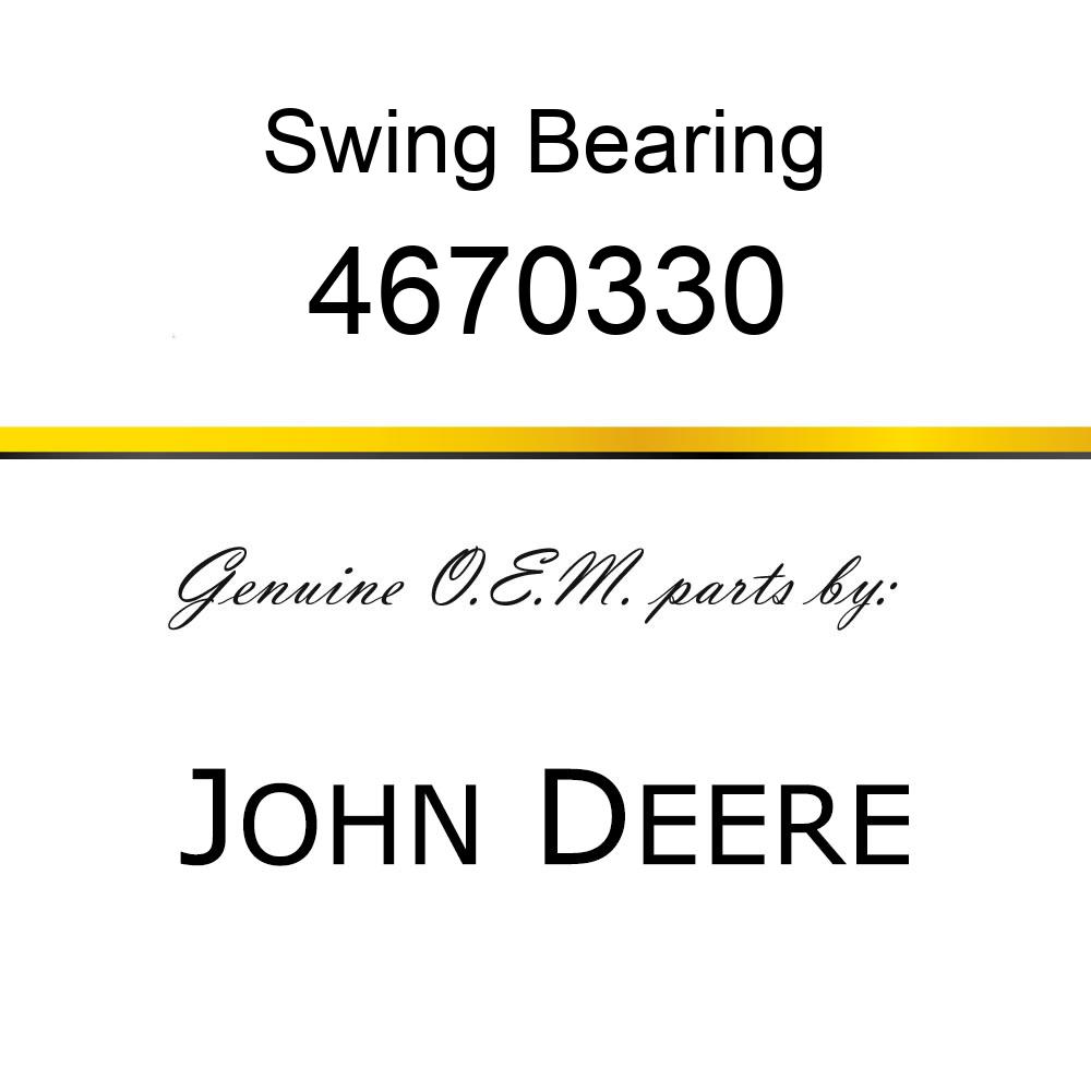 Swing Bearing - SWINGCIRCLE 4670330