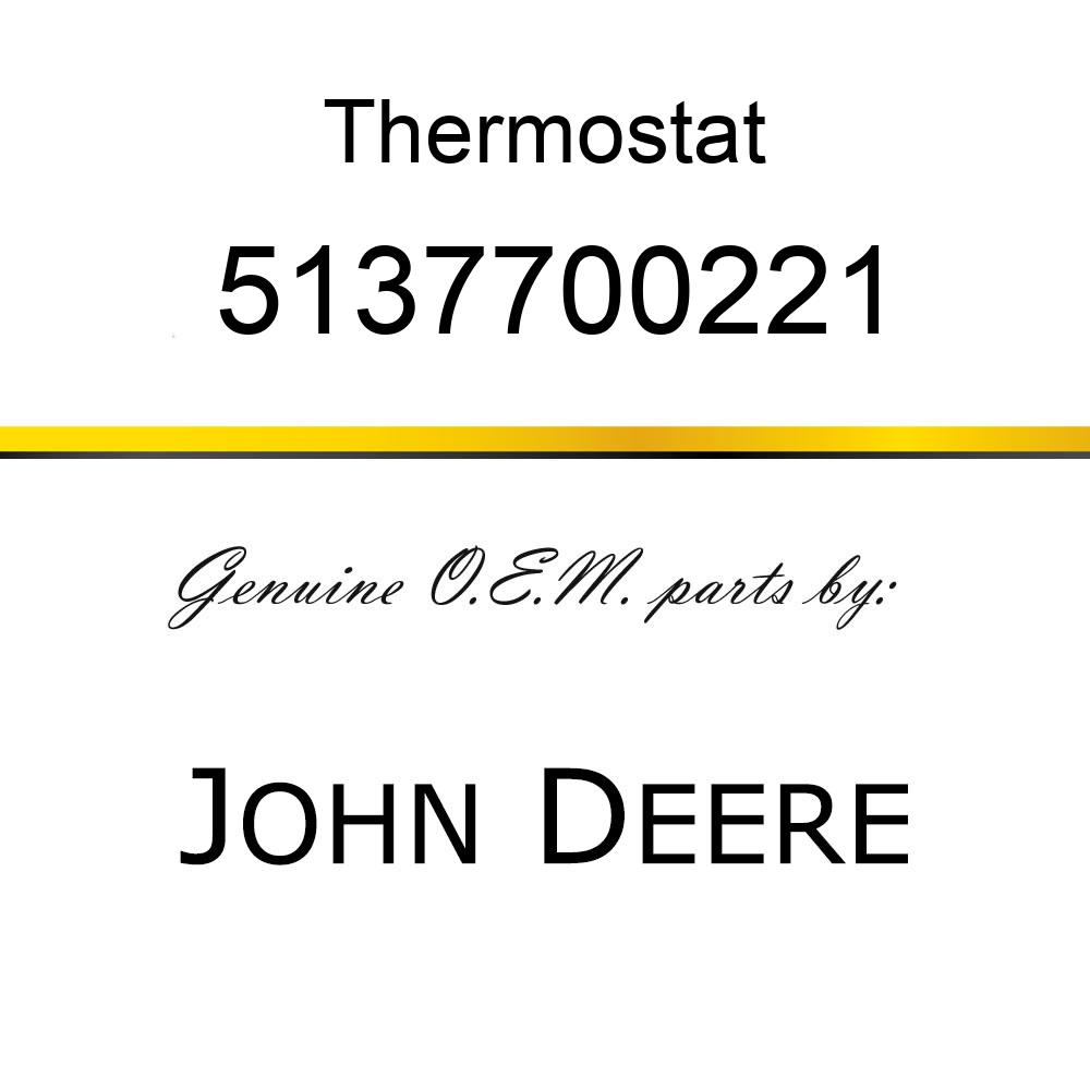 Thermostat - THERMOSTAT 5137700221