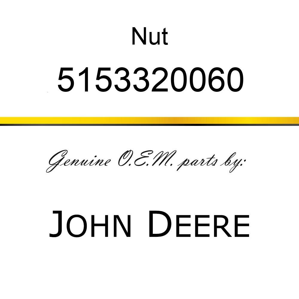 Nut - NUT, CAP,NOZZLE HOLDER 5153320060