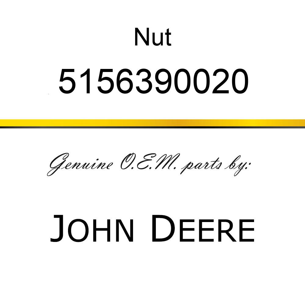 Nut - NUT, HSG BRKT,INJ PUMP 5156390020