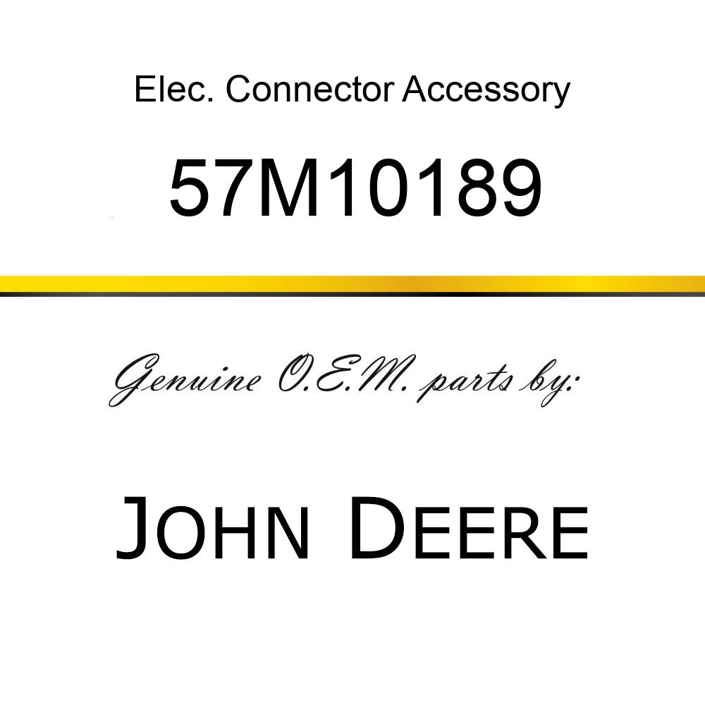 Elec. Connector Accessory - SCHLEMMER Y-MANIFOLD BLACK PLSTC 57M10189