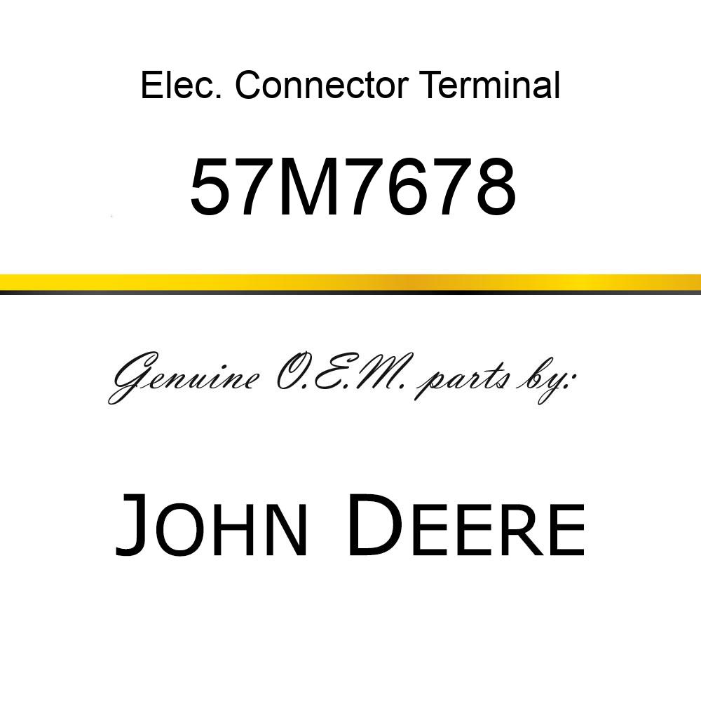 Elec. Connector Terminal - DEUTSCH RECPT. LOCKING WEDGE, 6 PIN 57M7678