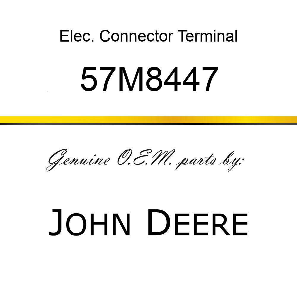 Elec. Connector Terminal - DEUTSCH DRB SEC PLUG WEDGE,C CLOCK 57M8447