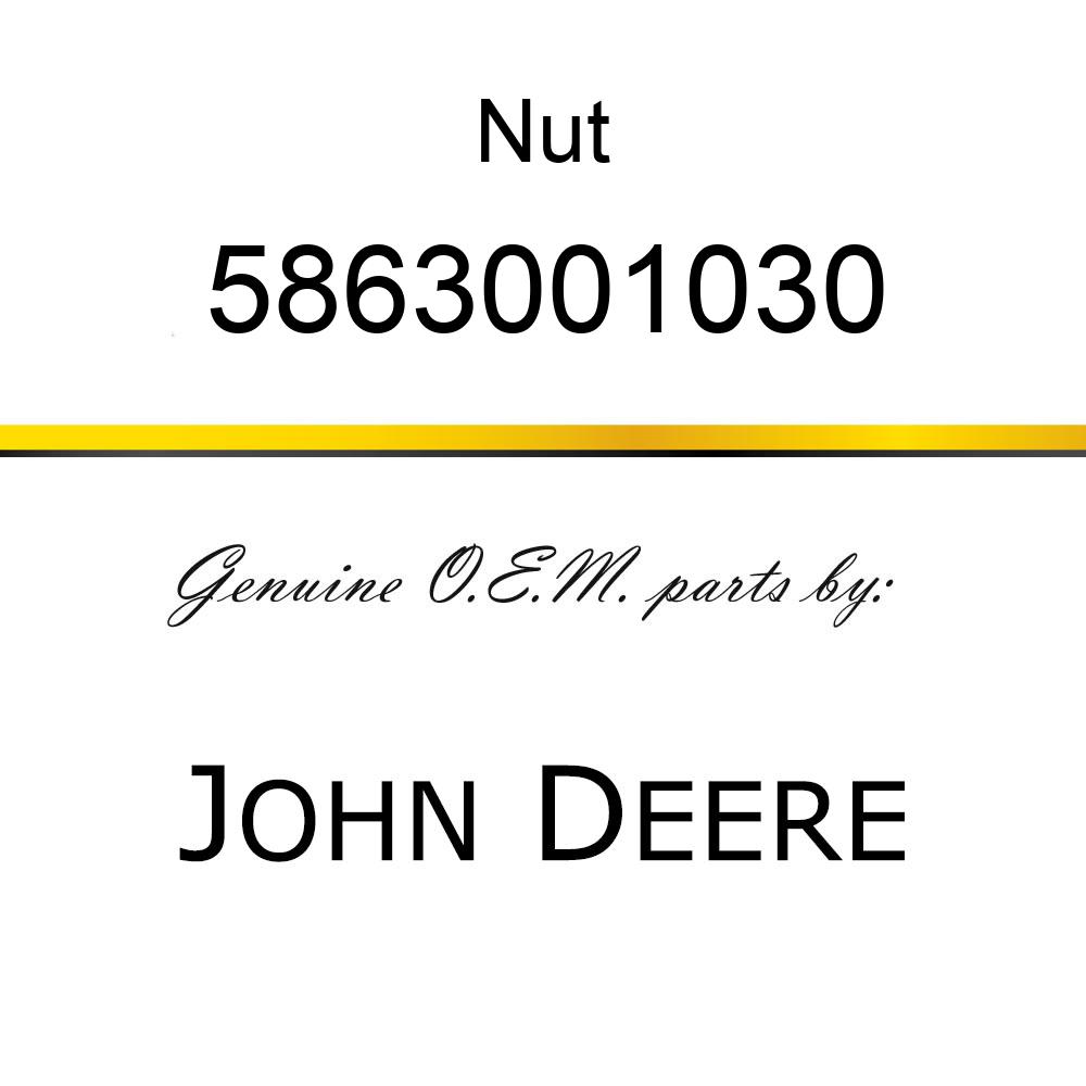 Nut - NUT,  CRANKSHAFT FRT 5863001030