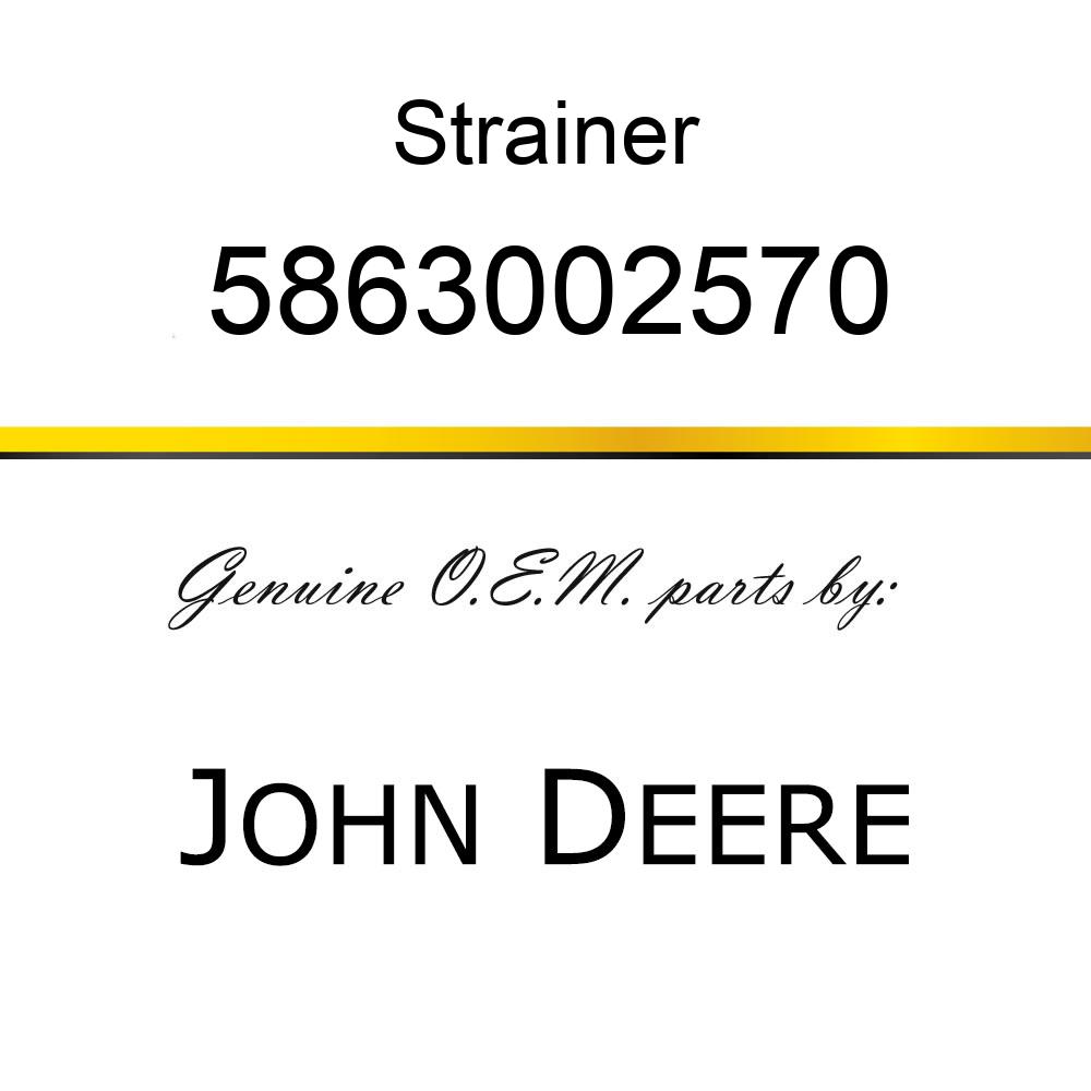 Strainer - FILTER 5863002570