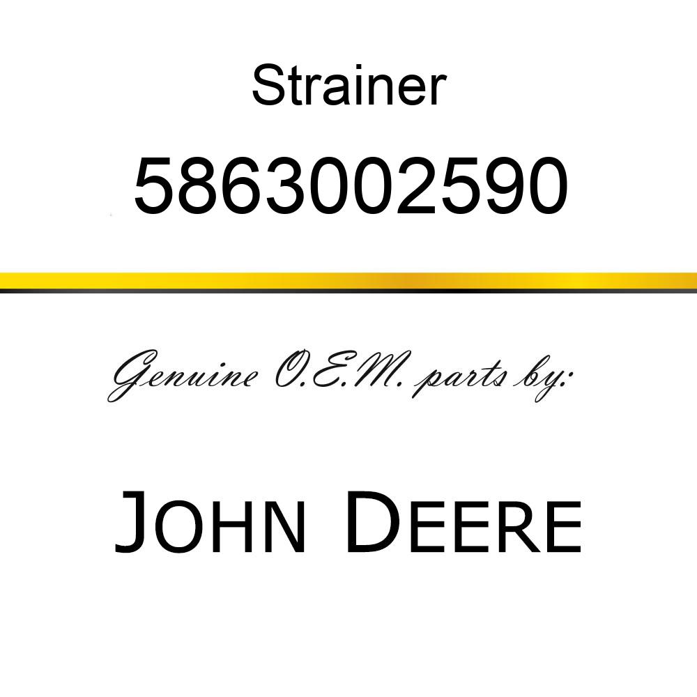 Strainer - FILTER 5863002590