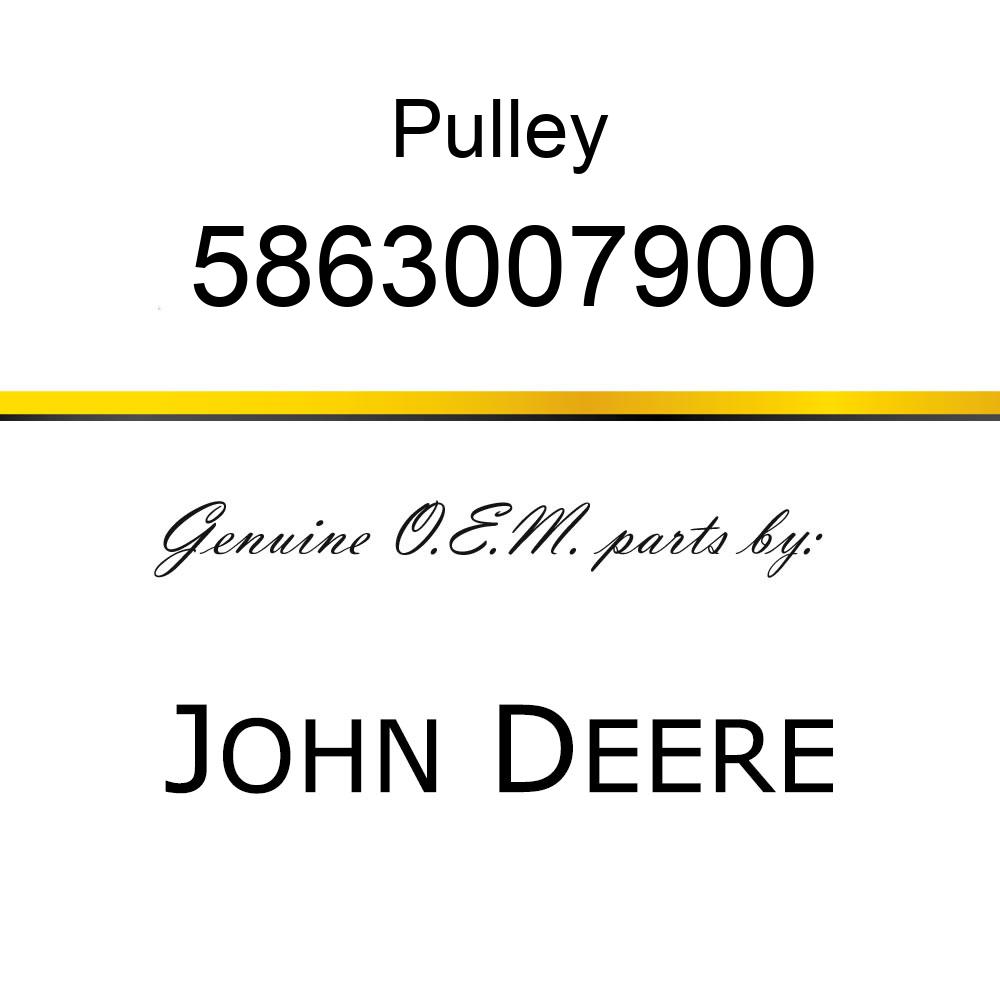 Pulley - PULLEY,  FAN CENTER 5863007900
