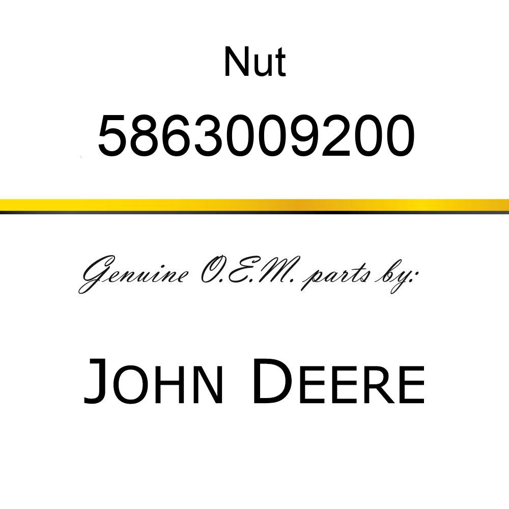 Nut - NUT,  PULLEY 5863009200