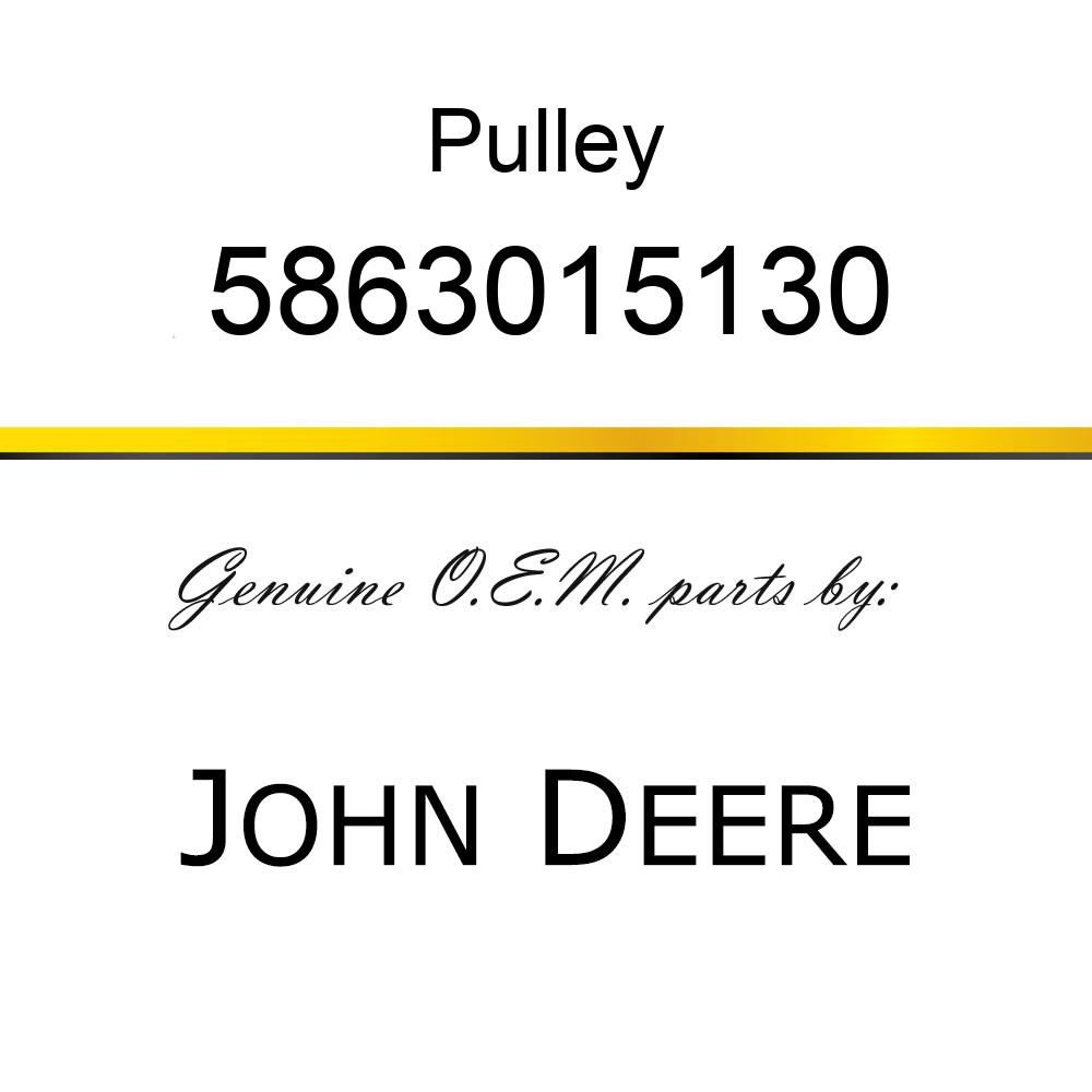 Pulley - PULLEY,  CRANKSHAFT 5863015130