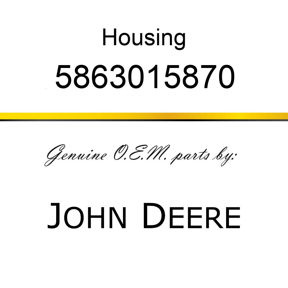 Housing - CASE,PINION, STARTER 5863015870