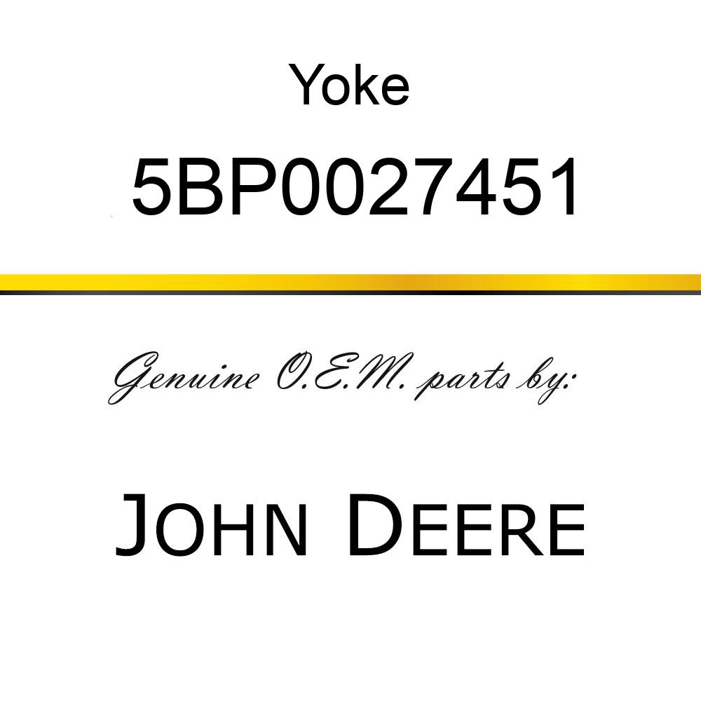 Yoke - WHEEL YOKE (HEX SHAFT) 5BP0027451
