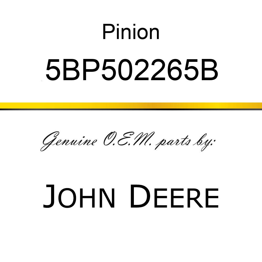 Pinion - PINION GEAR AND SHAFT 11 TOOTH 5BP502265B