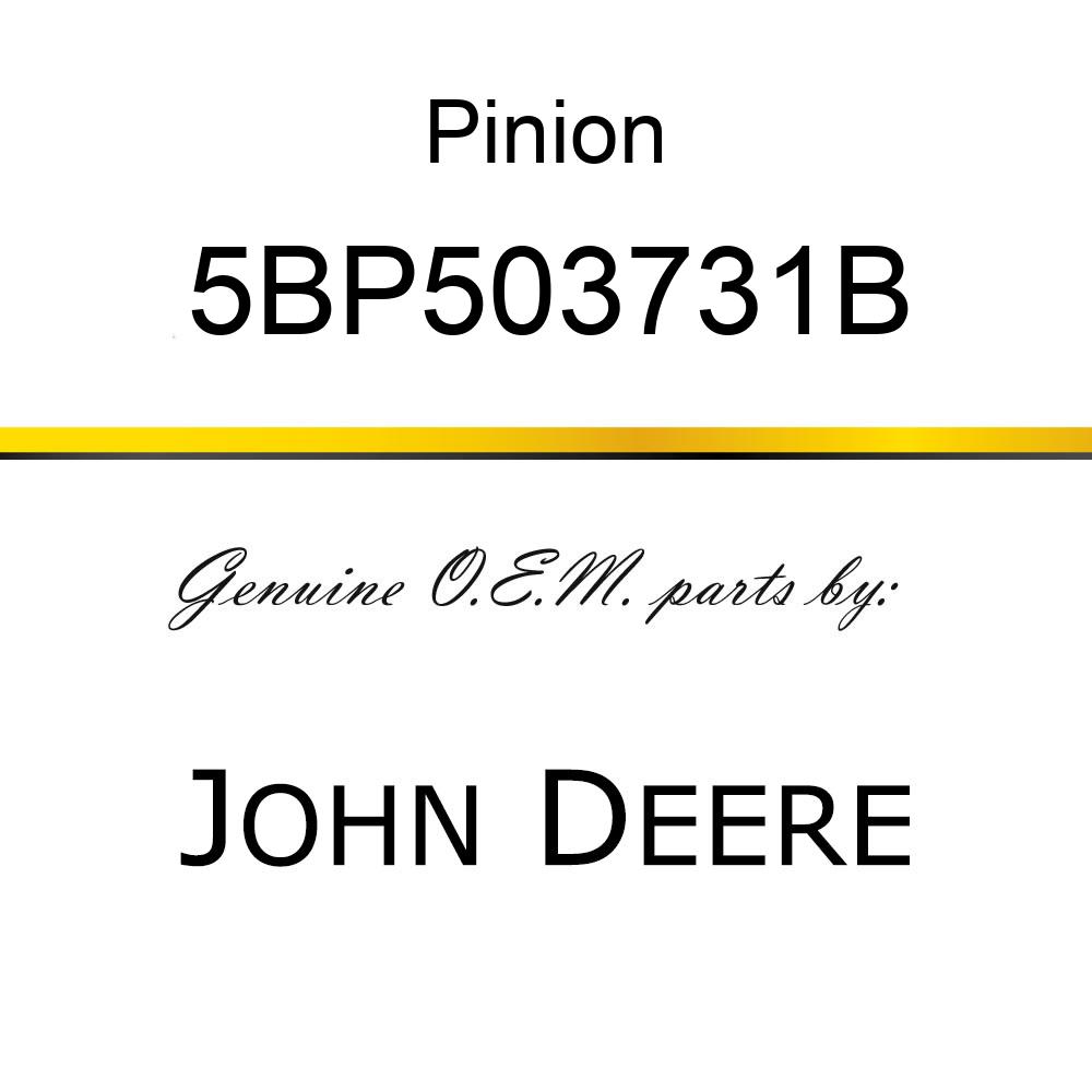 Pinion - PINION GEAR AND SHAFT (PHD400) 5BP503731B
