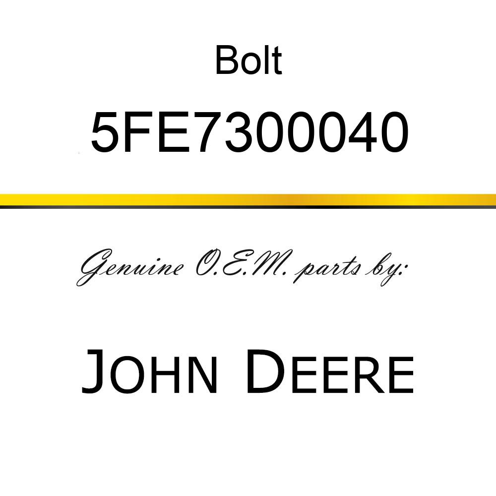 Bolt - BOLT AXLE SLEEVE 5FE7300040