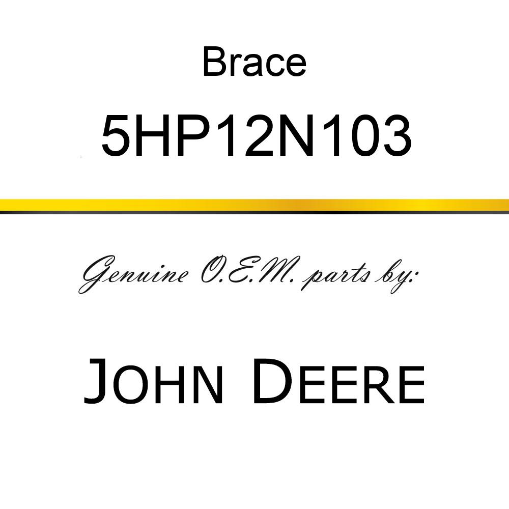 Brace - BRACE GEAR BOX TO DRIVE SHAFT 5HP12N103