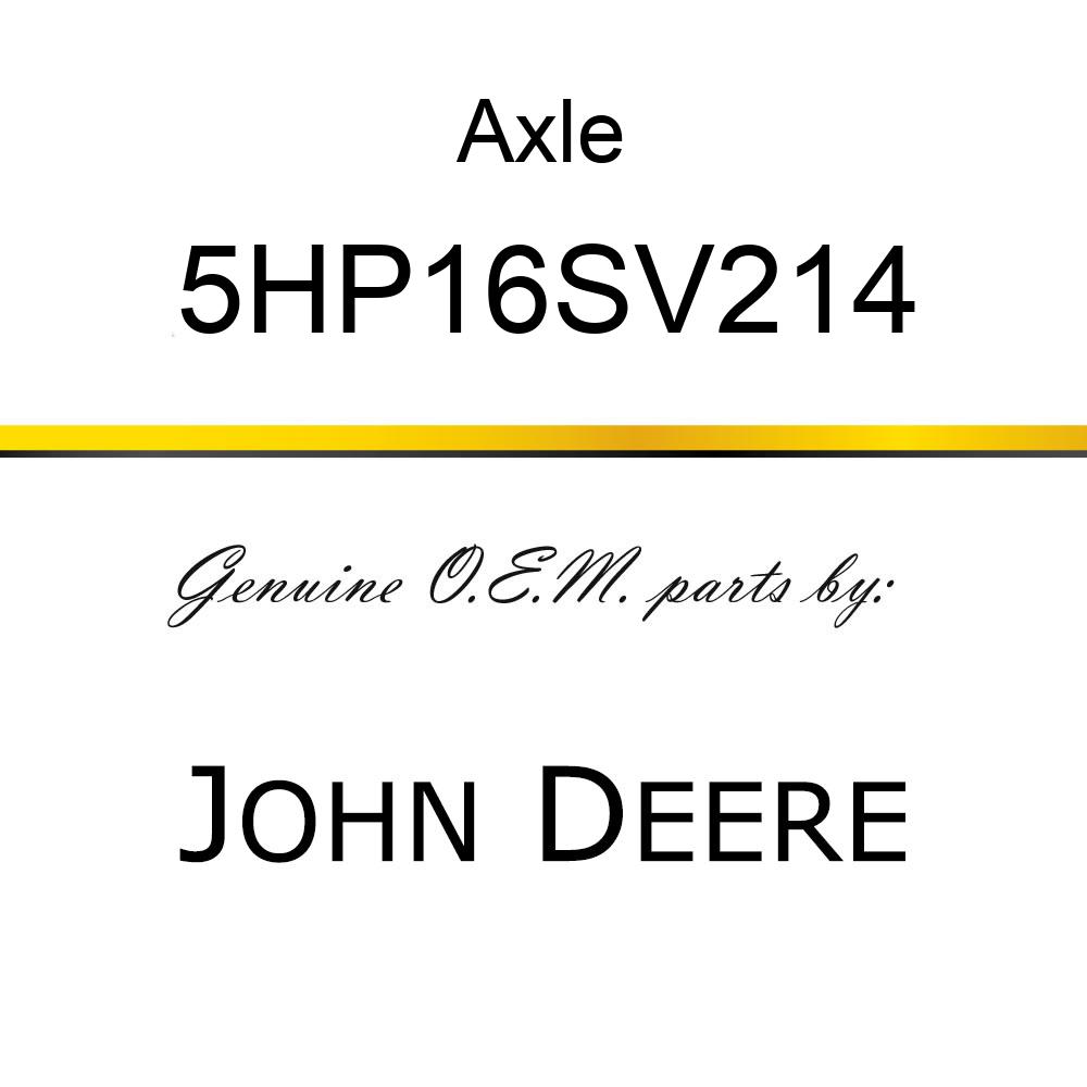 Axle - COLLAR FOR AXLE 5HP16SV214