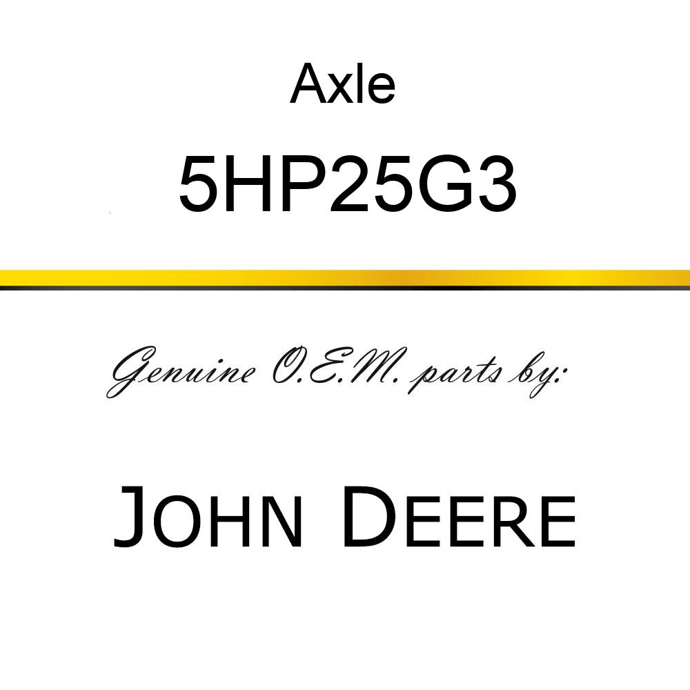 Axle - UNDER AXLE 5HP25G3