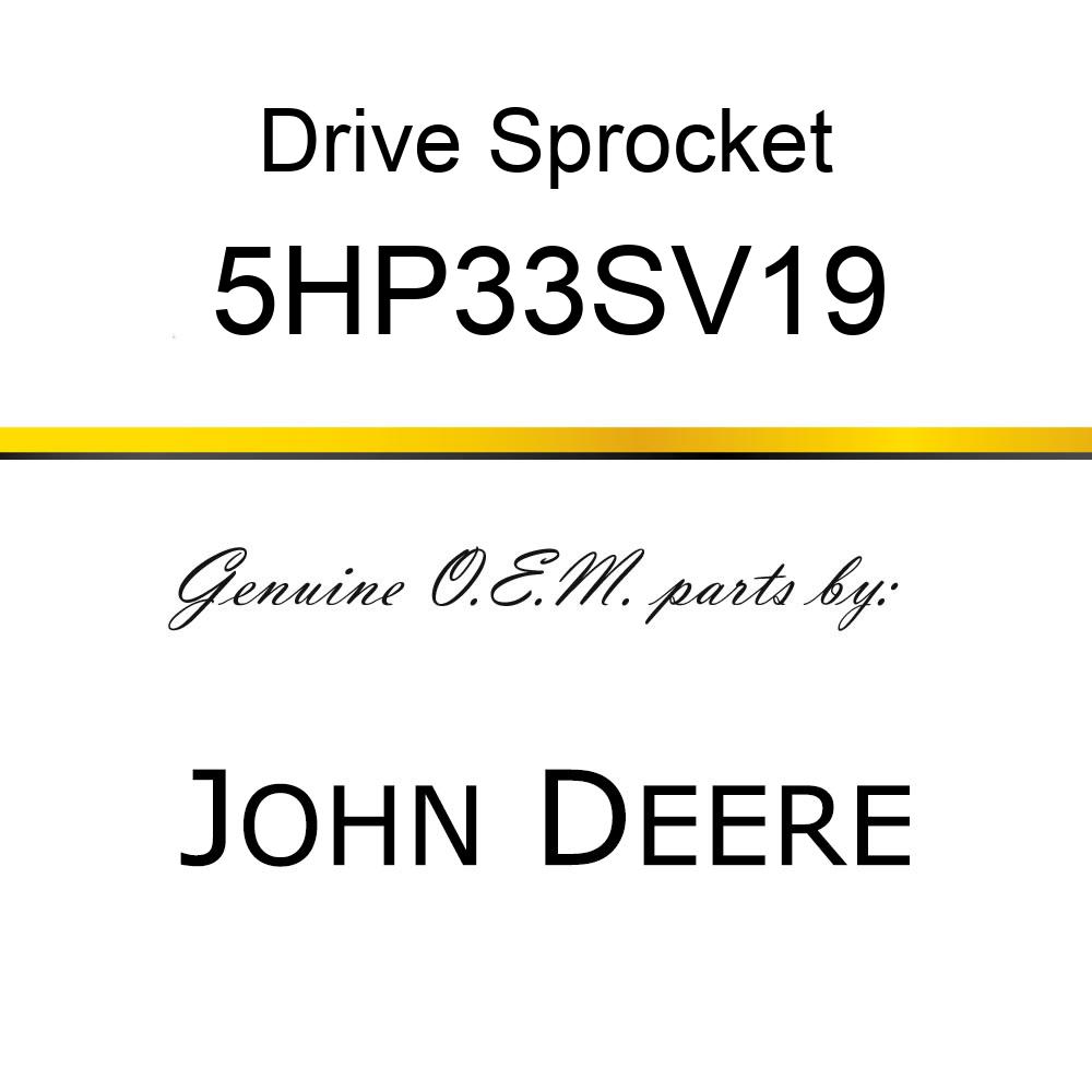Drive Sprocket - FRONT SPROCKET SHAFT 5HP33SV19